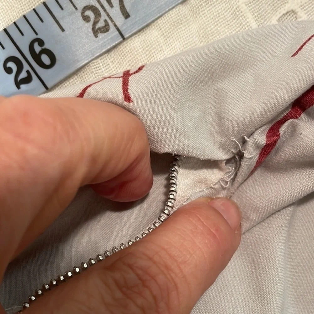 Vintage YSL Burgundy Emblem Duvet Cover With Zipper